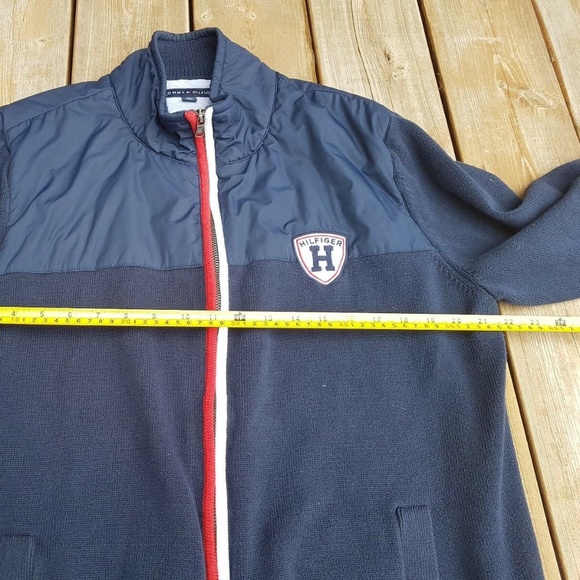 TOMMY HILFIGER Hybrid Track Jacket Sz XL - Picture 6 of 7